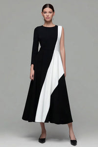 Black White