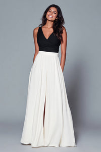 Black White