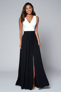 Black White