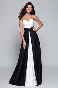 Black White