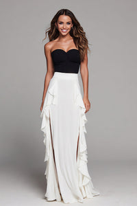 Black White