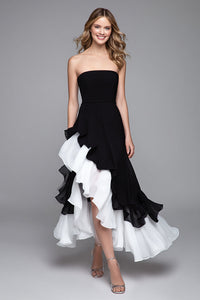 Black White