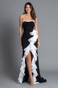 Black White