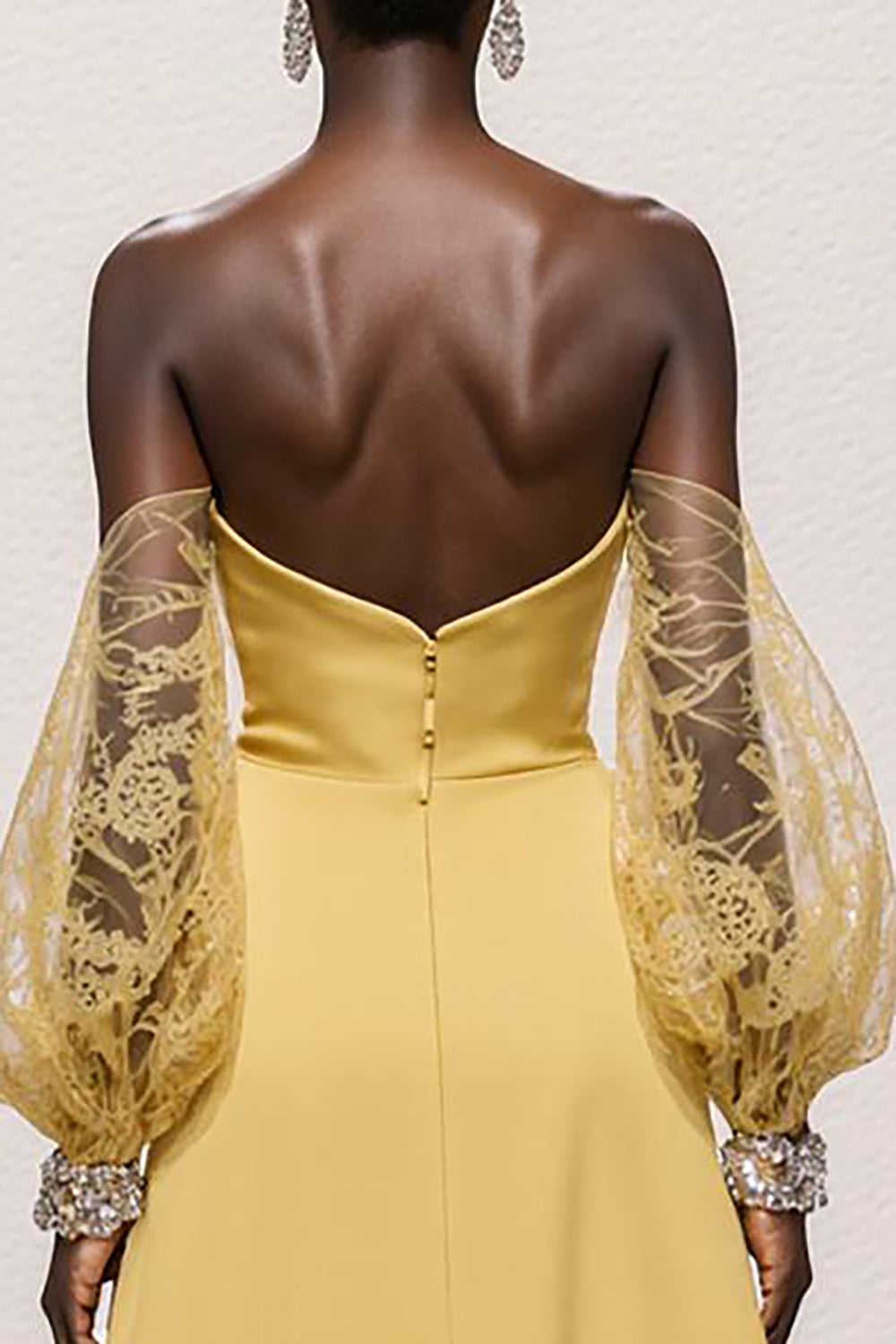 Daffodil Off the Shoulder Sheath Pageant Dress