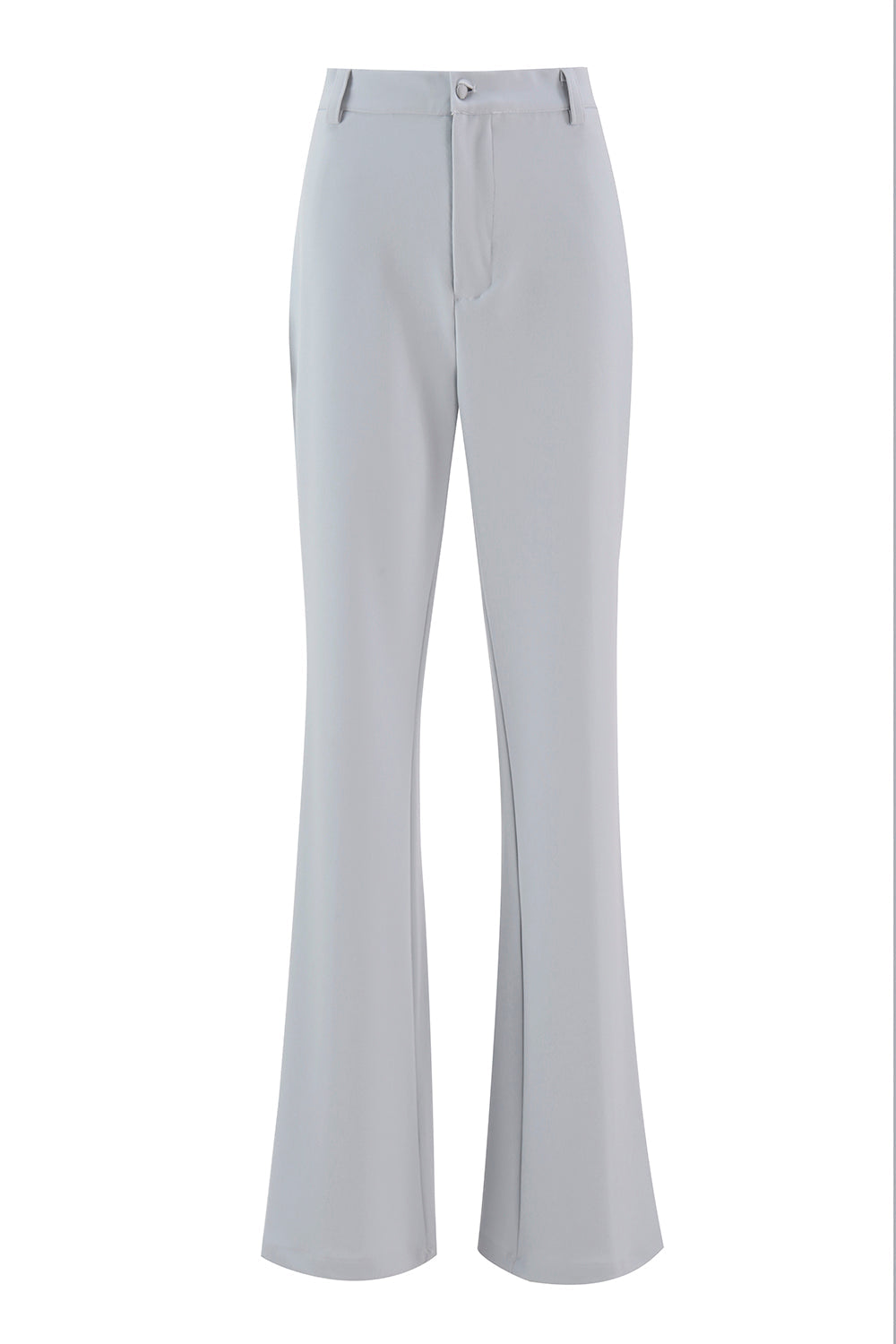 Silver 2 Piece Peak Lapel Double Breasted Slim Fit Women's Suit